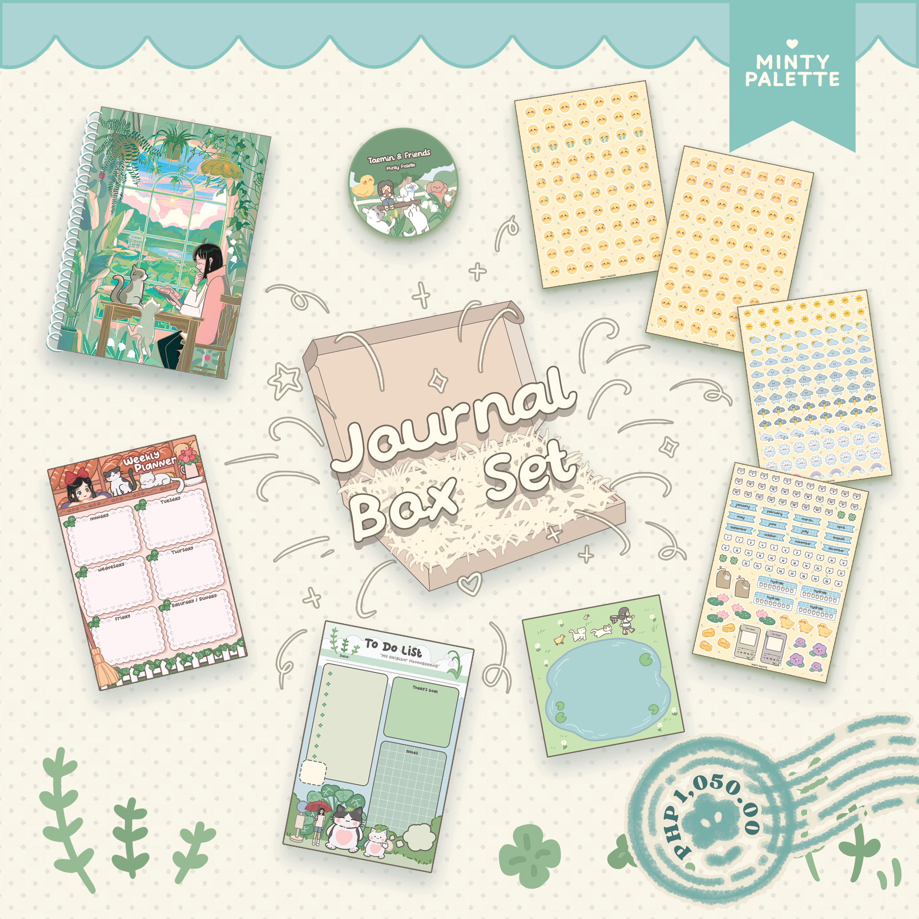 Taemin Journaling Collection – K-pop Stationery Box Set | SHINee Fan Merch