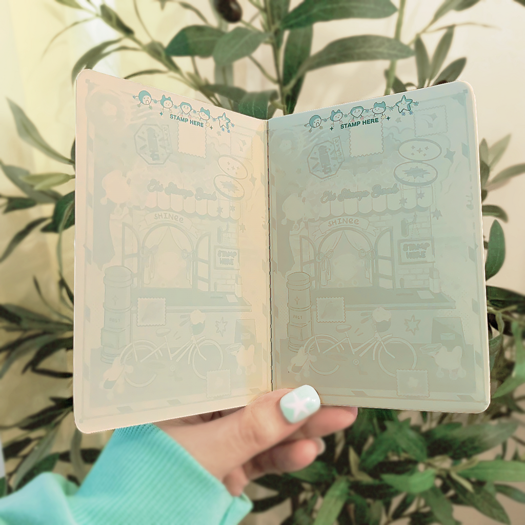 SHINee Inspired Passport Stamp Book – Travel Journal for K-pop Fans