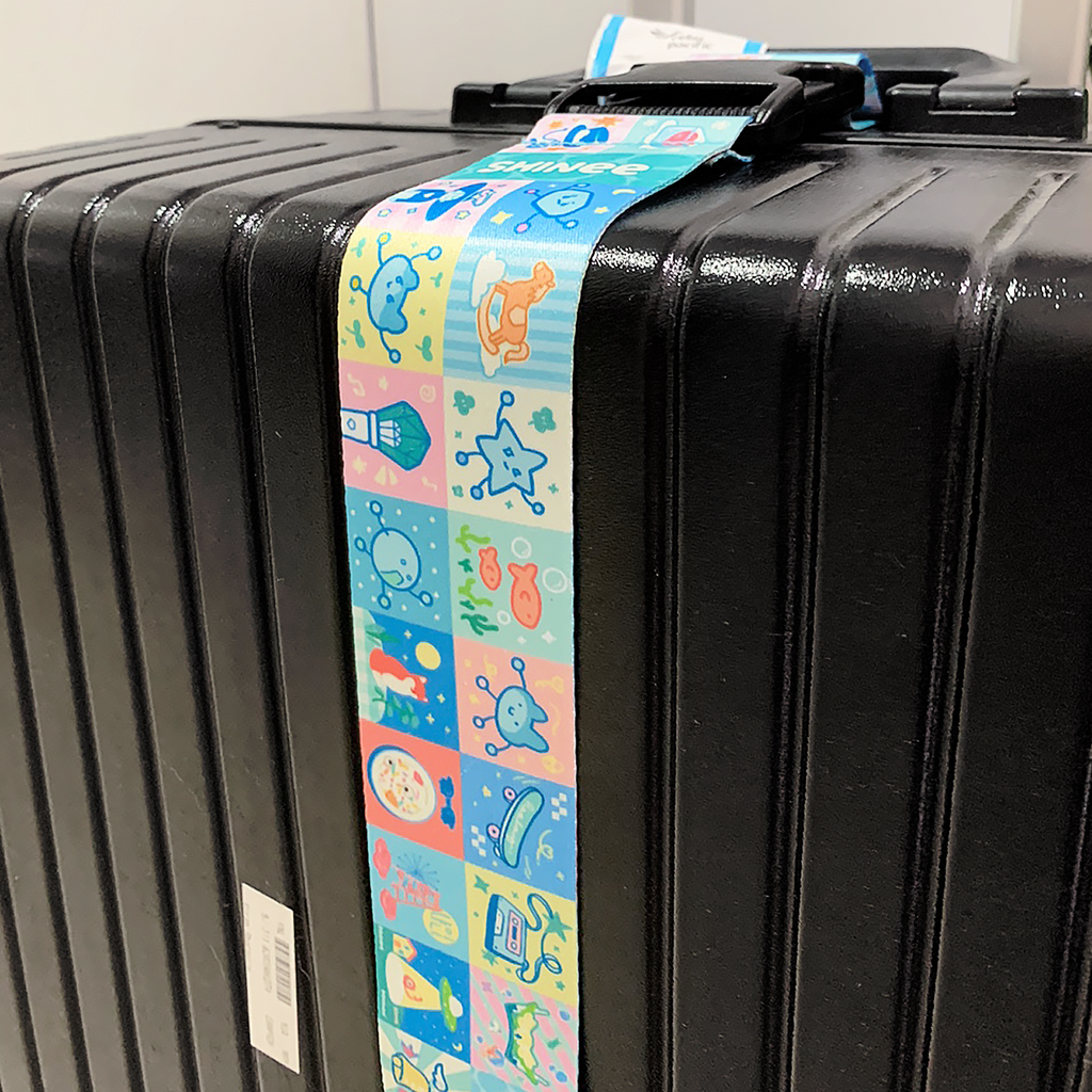 SHINee Inspired Luggage Strap | K-pop Fan Travel Accessory