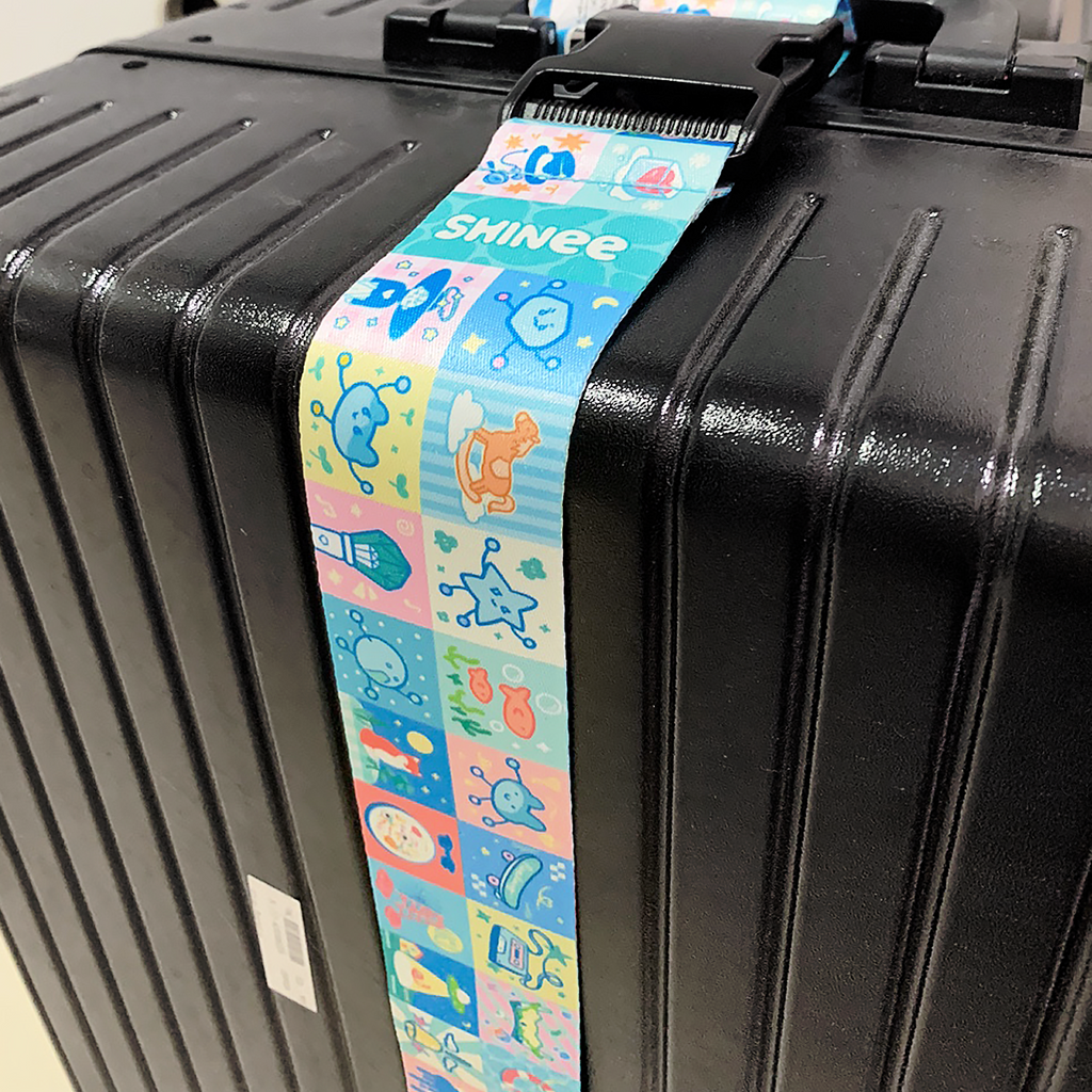 SHINee Inspired Luggage Strap | K-pop Fan Travel Accessory