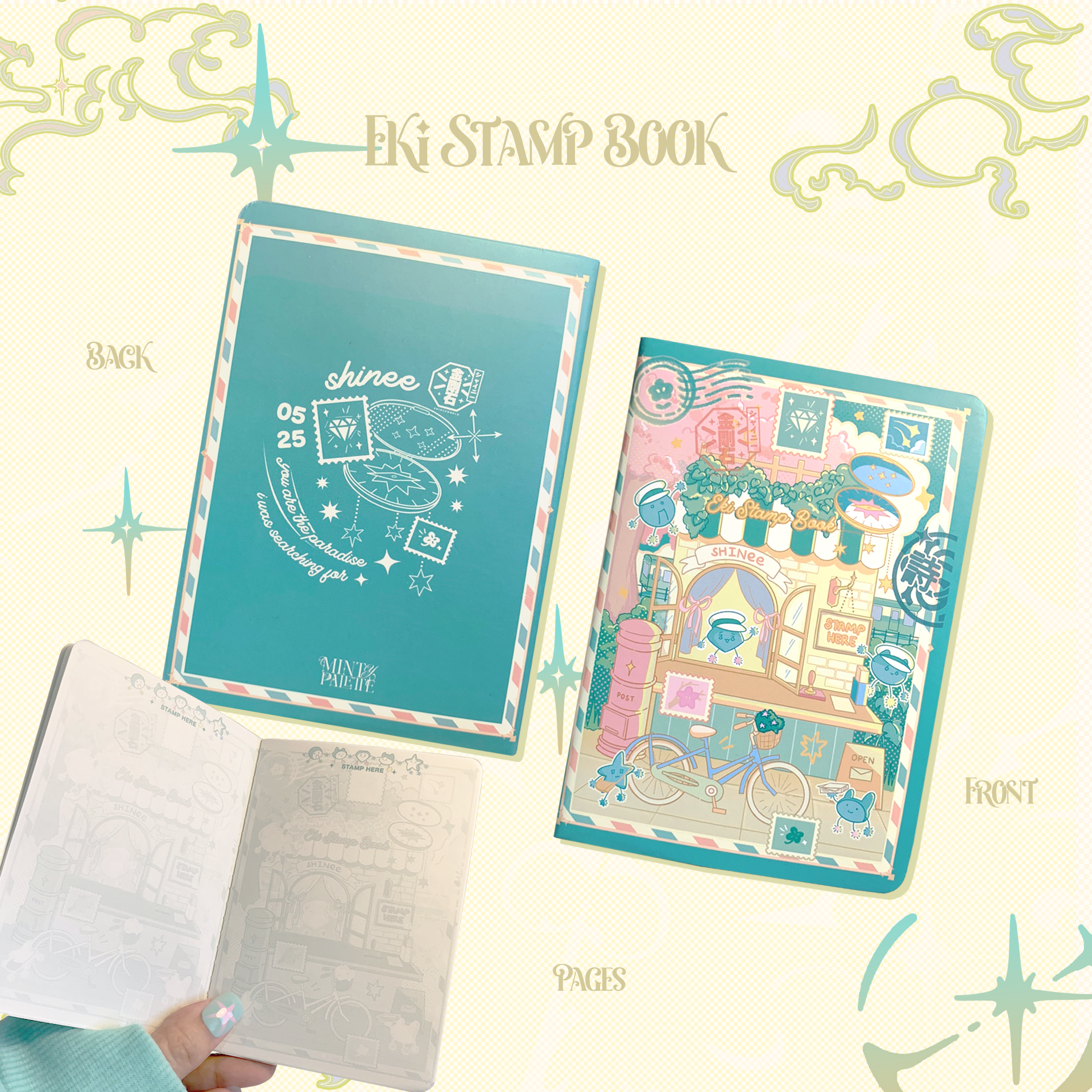 SHINee Inspired Passport Stamp Book – Travel Journal for K-pop Fans
