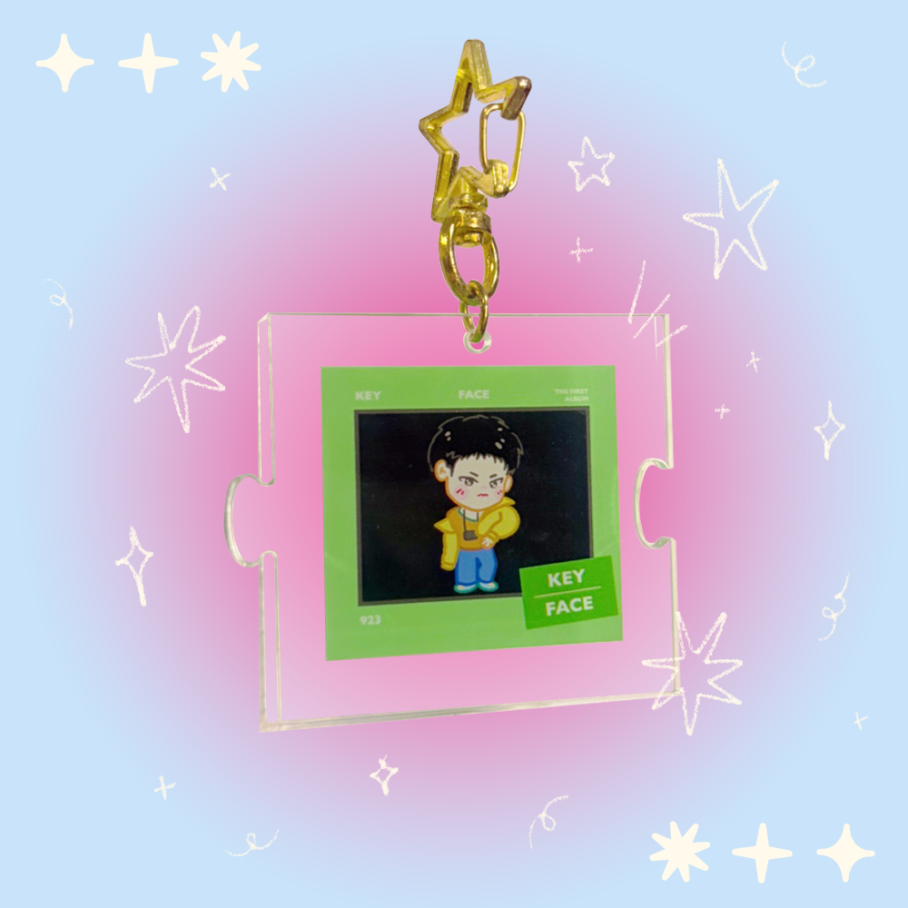 SHINee Puzzle Keychain | K-pop Acrylic Keychain – Minty Palette
