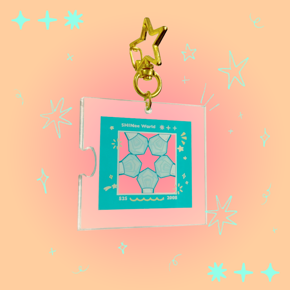 SHINee Puzzle Keychain | K-pop Acrylic Keychain