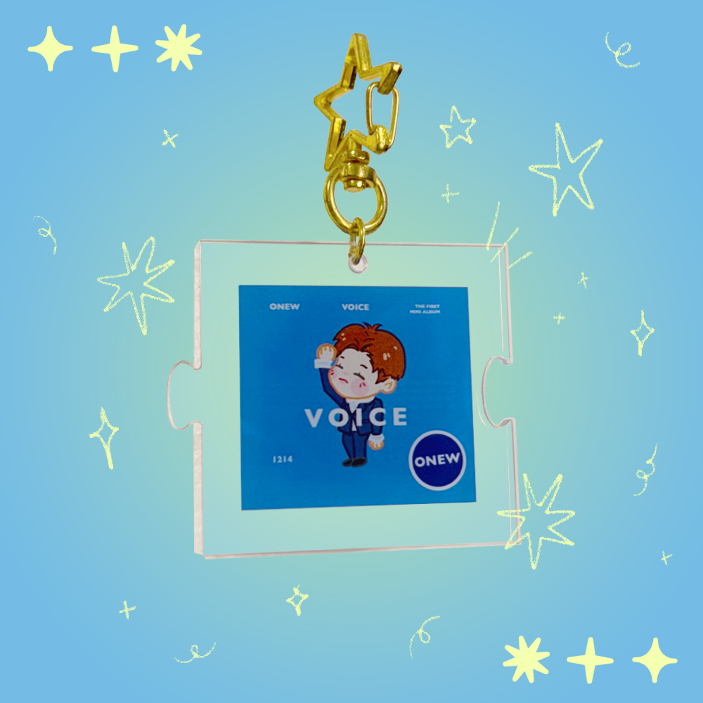 SHINee Puzzle Keychain | K-pop Acrylic Keychain