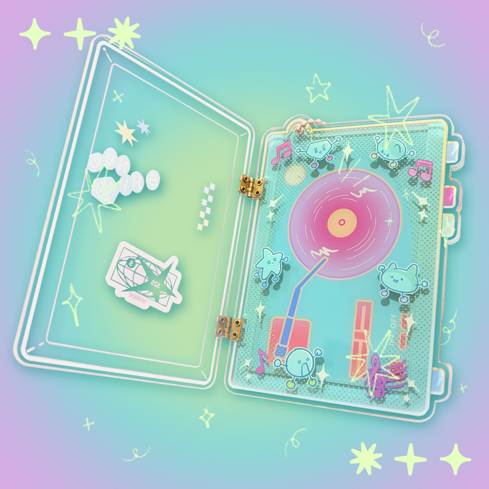 SHINee Inspired Turntable Acrylic Photocard Holder